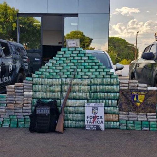 Operação apreende mais de 450 quilos de drogas e gera prejuízo de R$ 9 milhões às facções criminosas