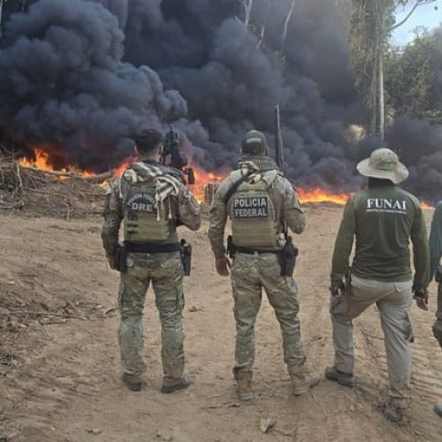 Operação da Polícia Federal mira garimpo ilegal na Terra Indígena Sararé em Mato Grosso