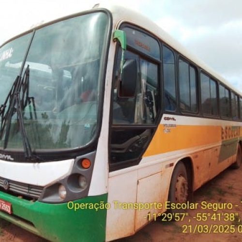 Operação do TCE aponta série de irregularidades na segurança do transporte escolar de município