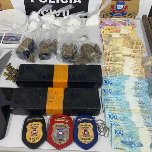PC apreende drogas preparadas por facção para serem vendidas em festa de aniversário de cidade