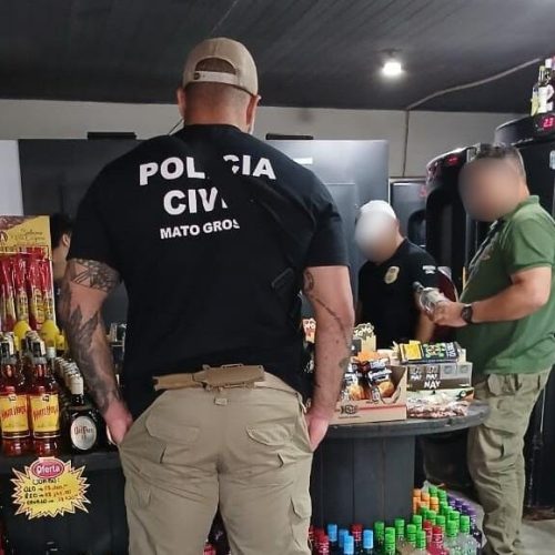 PC e Vigilância Sanitária fiscalizam bares e apreendem 260 cigarros eletrônicos