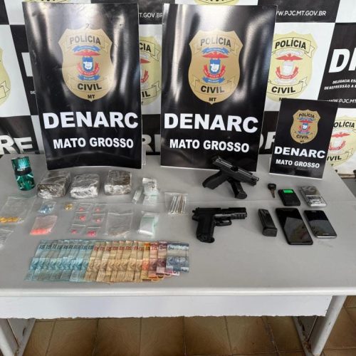 PC prende integrante de facção criminosa com arma de policial, drogas e vídeos de ‘salves’