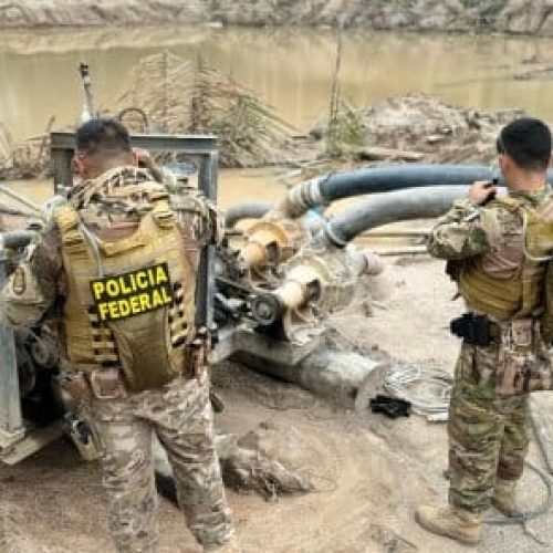 PF combate o comércio de combustível de garimpos ilegais em Mato Grosso