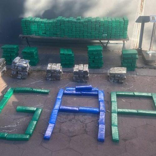 PM apreende 436 tabletes de maconha e prende seis integrantes de facção criminosa