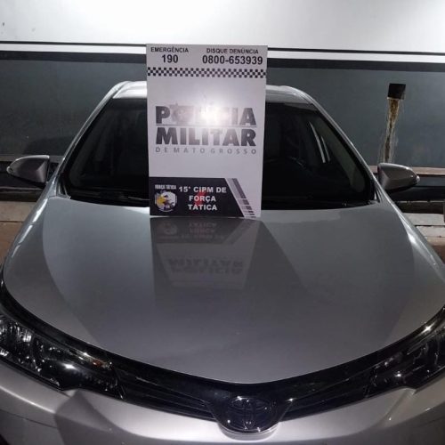 PM prende quadrilha suspeita por roubo, recupera veículo e apreende armas de fogo
