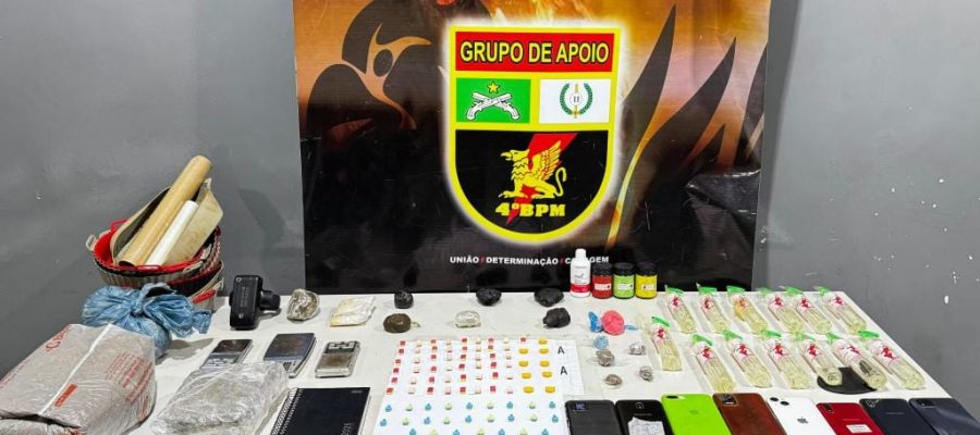 PM prende três traficantes e apreende maconha e drogas sintéticas em VG e Cuiabá