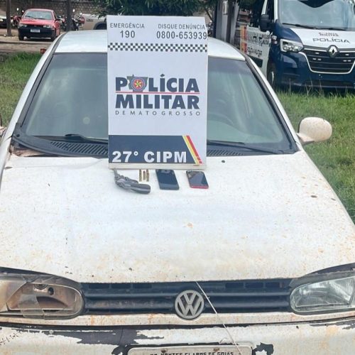 INTERIOR DE MT: Polícia Militar prende três suspeitos por tentativa de latrocínio em Porto Alegre do Norte