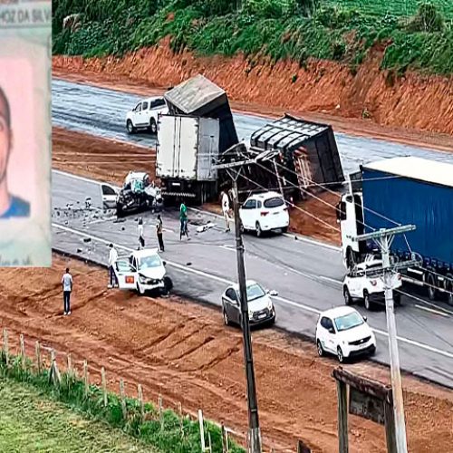 Sorriso: Motorista de Sandero, que morreu em grave acidente com caminhão e carreta na BR-163, era professor de educação física em Primaverinha