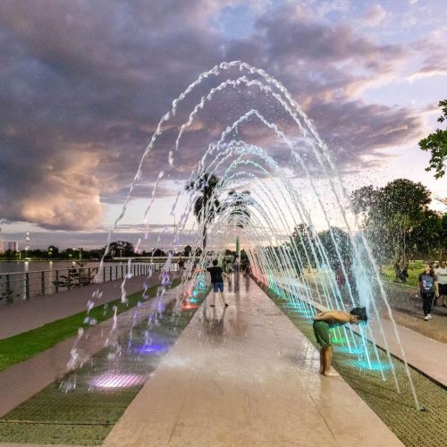 Parque das Águas passa por reformas após anos de abandono e ganha melhorias
