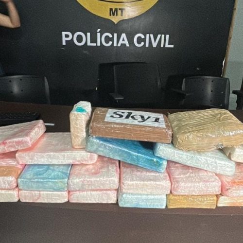 Polícia Civil apreende cerca de 30 quilos de cocaína em Lucas do Rio Verde