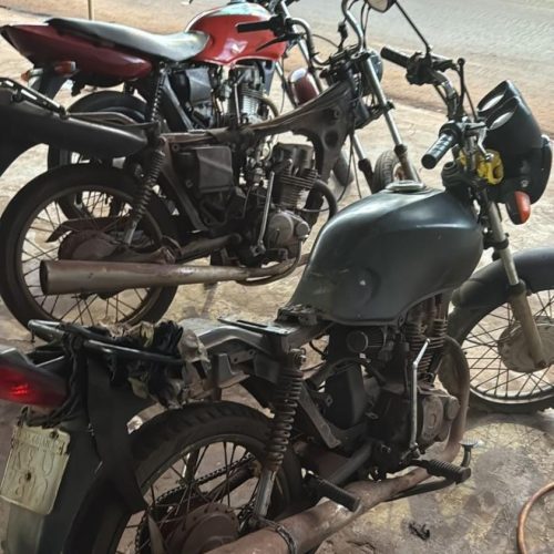 Polícia Civil apreende motocicletas com sinais de adulteração em Ribeirão Cascalheira