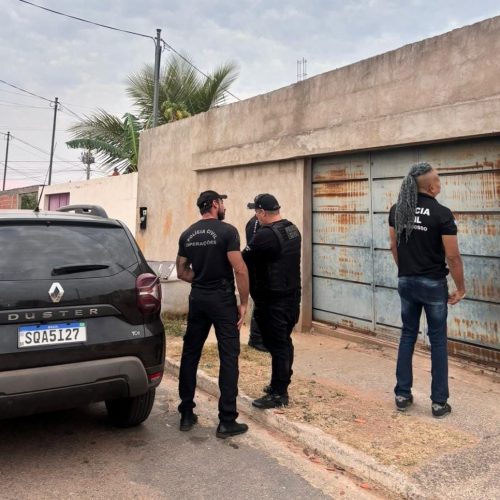 Polícia Civil cumpre busca referente à investigação de um latrocínio de vigilante em Cuiabá