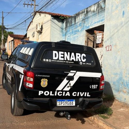 Polícia Civil dá batida em casas de traficantes e prende cinco em flagrante em Cuiabá
