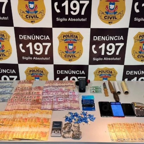 Polícia Civil prende família em MT suspeita de vender supermaconha por rede social
