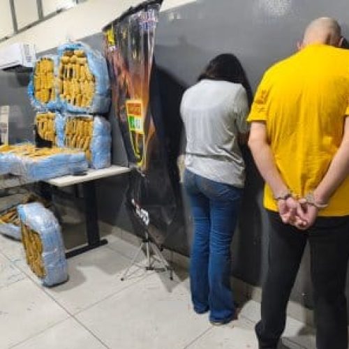 Polícia Militar prende casal e apreende 240 tabletes de maconha em Várzea Grande