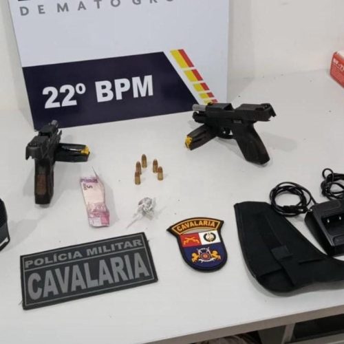 Polícia Militar prende quatro faccionados em flagrante por tentativa de duplo homicídio