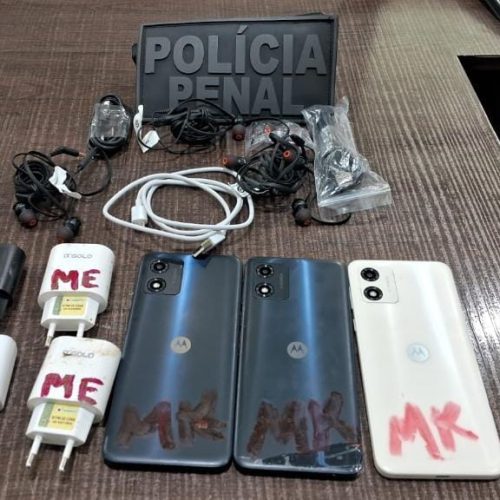 Polícia Penal evita entrada de celulares em penitenciária de Rondonópolis