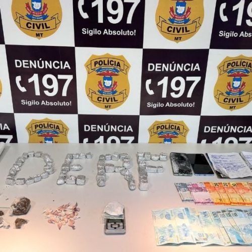 Polícia desmantela ponto de drogas e prende traficante extremamente perigoso