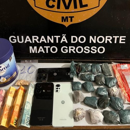 Polícia fecha boca de fumo e prende cinco pessoas envolvidas com tráfico