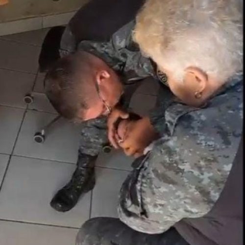 Policiais da Rotam salvam recém-nascida de sete dias engasgada em Cuiabá; veja