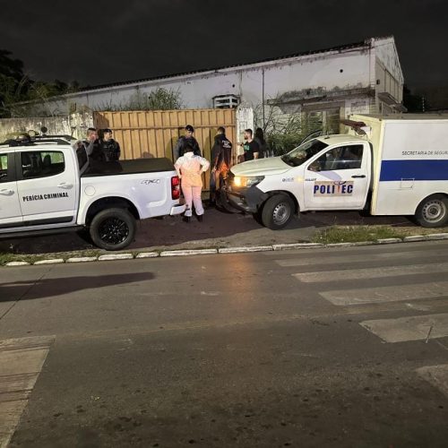 Policiais seguem rastro de sangue e encontra homem morto dentro de delegacia desativada em VG
