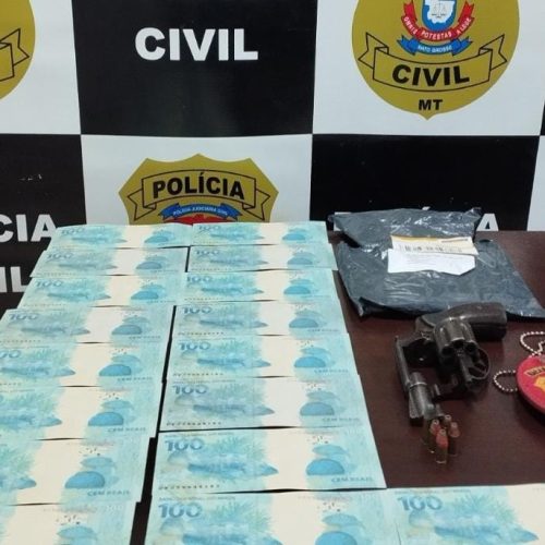 Polícias Civil e Federal prendem homem que comprou notas falsas de R$ 100 pela internet