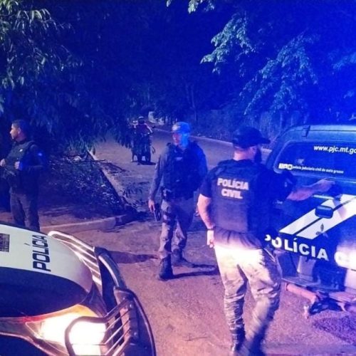 Polícias Civil e Militar realizam operação de combate à criminalidade em São José do Xingú