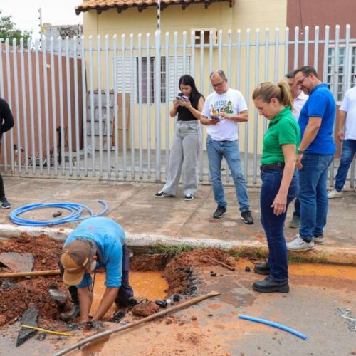 Prefeita dá primeiro passo para para concessão da água em Várzea Grande