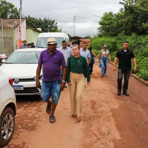 Prefeita e vice de VG voltam aos locais atingidos pelas chuvas e buscam solução