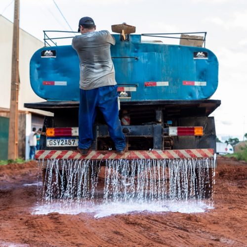 Prefeitura testa nova manta asfáltica com tecnologia de polímero no Distrito Industrial