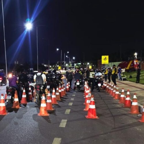 Quatro pessoas são presas em operação de fiscalização com foco em motocicletas