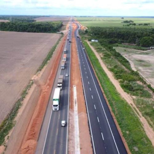Concessionária constata redução de acidentes e avanço da duplicação da BR-163 no Nortão