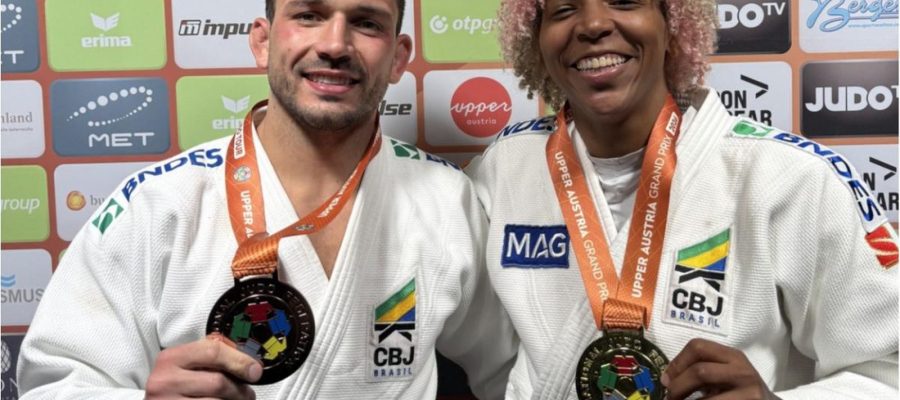 Rafaela Silva é ouro e Cargnin bronze no Grand Prix de judô da Áustria