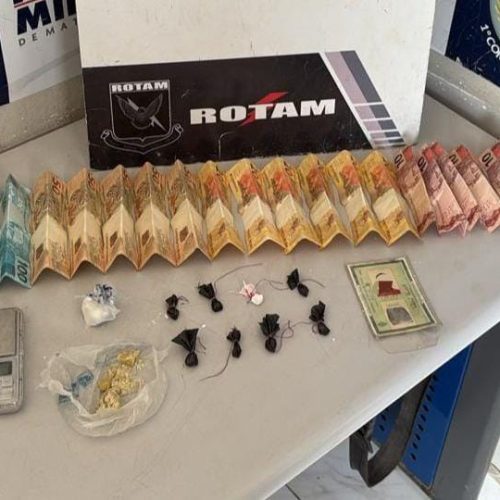 Rotam prende homem foragido da Justiça por tráfico de drogas em Cuiabá