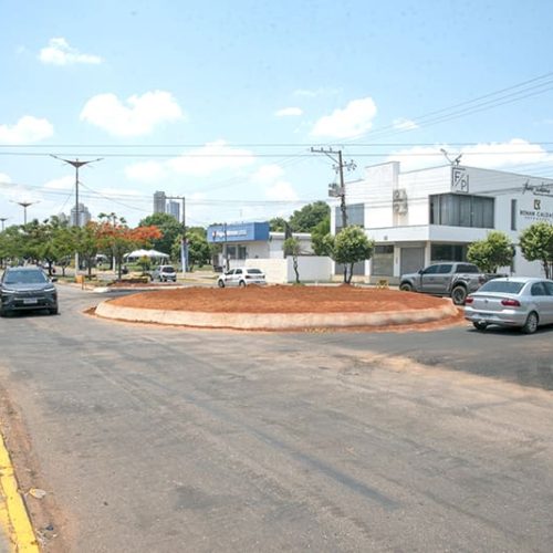 RONDONOPOLIS-MT: Mobilidade urbana: Prefeitura entrega nova rotatória na Lions facilitando acesso ao centro
