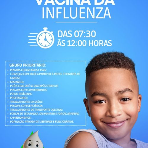 Itanhangá-MT: Prefeitura realiza Dia “D” de vacinação contra a influenza neste sábado 25 de abril