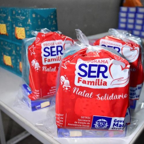 SER Família Solidário recebe 100 mil cestas e garante Natal digno para famílias de todo o estado