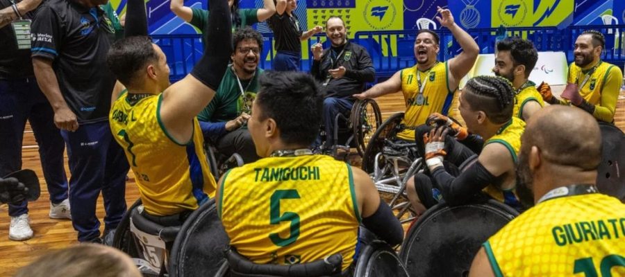 Seleção de rúgbi em cadeira de rodas conquista torneio internacional
