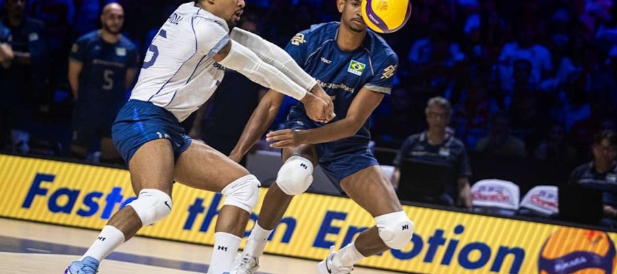 Seleção masculina perde e pode dar adeus à Liga das Nações de vôlei