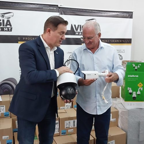 Sesp entrega à Chapada dos Guimarães mais de 70 câmeras do Vigia Mais MT