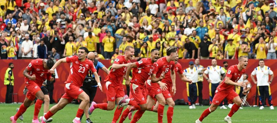 Suíça bate Colômbia nos pênaltis e avança às quartas após 72 anos