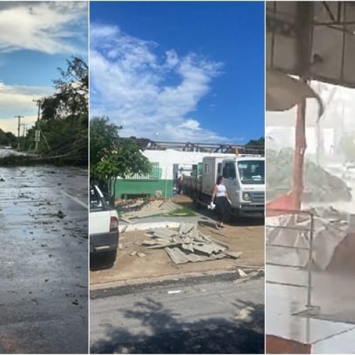 Temporal destrói posto de saúde, restaurante e interdita avenidas em Várzea Grande e Cuiabá