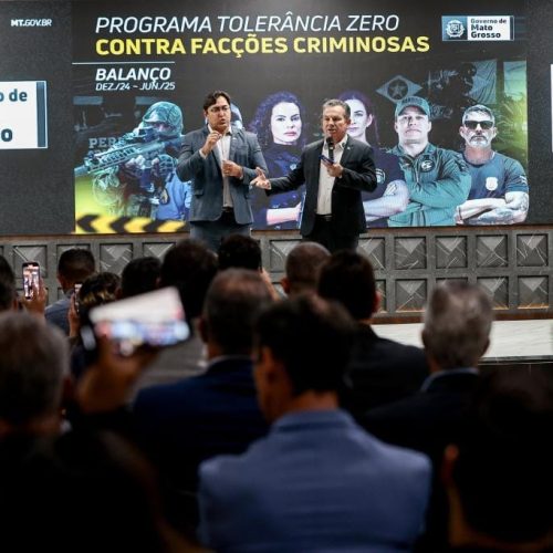 Tolerância Zero em MT derruba criminalidade, fortalece Sistema Prisional e reforça segurança