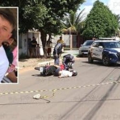 Traficante é morto em emboscada na frente da esposa e do filho em rua