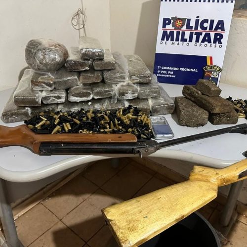 Traficante é preso com 25 quilos de drogas e causa prejuízo de R$ 79 mil às facções