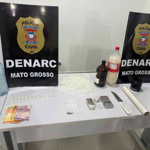 Traficante é preso e ponto de venda de drogas fechado em bairro de Cuiabá
