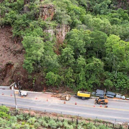 Transito no Portão do Inferno funcionará no sistema pare siga entre segunda e quarta-feira