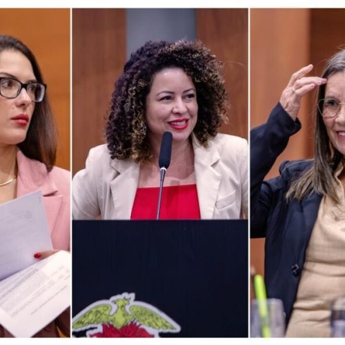 Três deputadas assumem mandatos na Assembleia Legislativa ao mesmo tempo