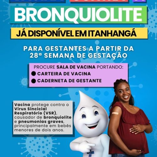 Itanhangá-MT: Prefeitura disponibiliza vacina contra bronquiolite para gestante