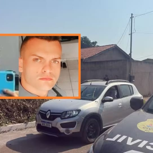 Vídeo mostra PM suspeito de matar personal saindo de casa em moto horas antes do crime